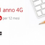 Internet 1 anno 4G di Vodafone vi offre 15 GB al mese