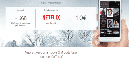 Vodafone 2GB Card 4G più Netflix