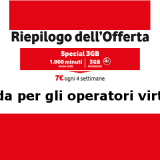 Vodafone Special 3GB disponibile per gli operatori virtuali